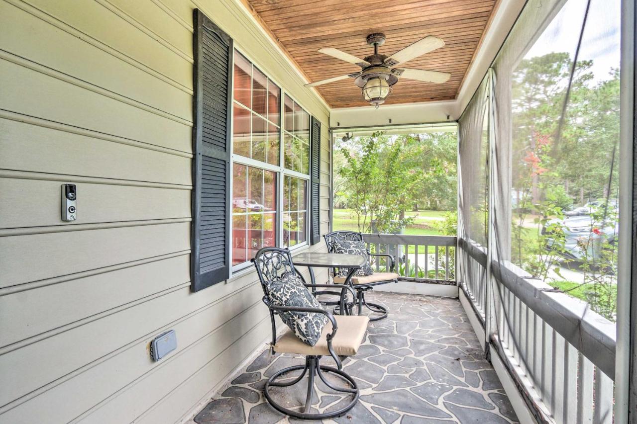 Peaceful Beaufort Home With Front Porch And Grill Esterno foto